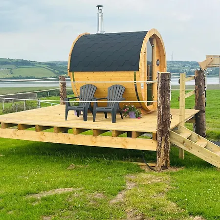 The Snuggly Sheep Farm Shepherd Hut Lägenhet *